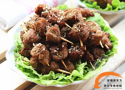 孜然牙签肉