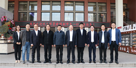 巩义市景晓明副市长一行参观调研安徽新东方烹饪高级技工学校