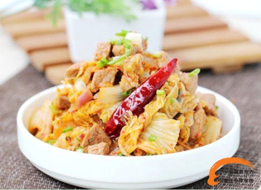泡菜炒菲力的制作方法