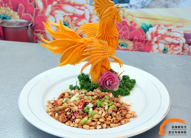 常新福大师齐云路校区讲学作品之五味鸡球