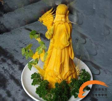 大厨精英专业学生雕刻作品