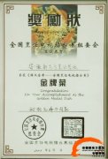全国烹饪电视擂台赛金奖