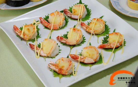 安徽新东方烹饪芝士土豆虾