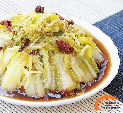 炒酸辣白菜的做法 