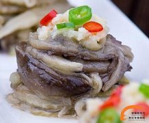 蒜泥茄子的制作方法