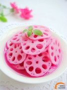 酸甜紫藕