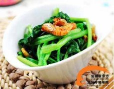 绿色迎春菜式——海米菠菜