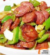 香炒腊肠的做法