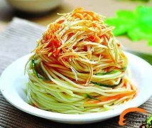 鸡丝凉面的制作方法