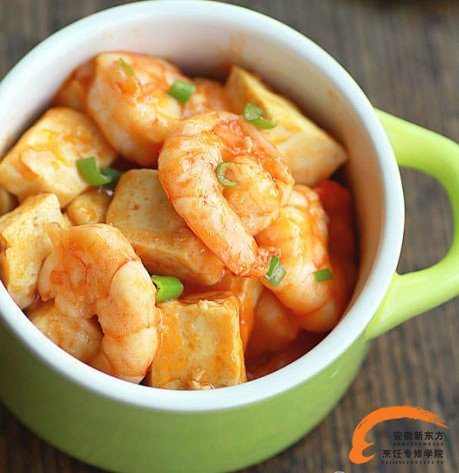 考生必吃营养菜——茄汁虾仁豆腐