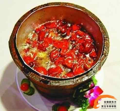 木桶辣子虾的简单制作方法