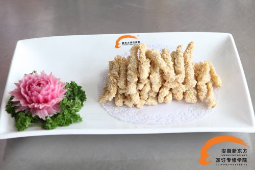 芝麻鱼条