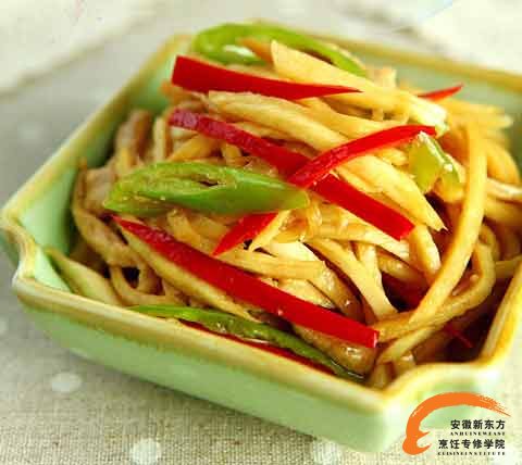 茭白三丝的做法