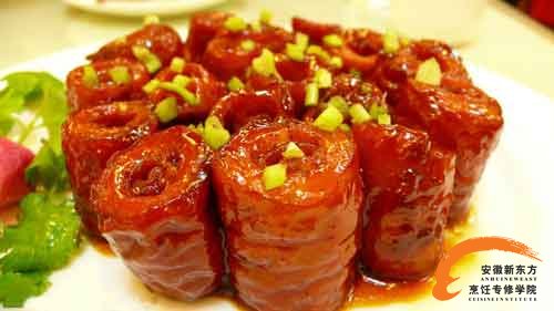 安徽新东方烹饪大师教你巧做九转大肠
