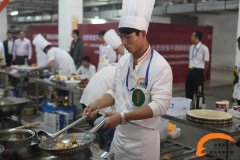 第五届安徽省烹饪职业技能竞赛比赛现场