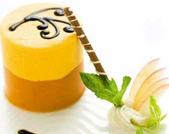 万圣节健康美味 创意南瓜餐--南瓜慕斯