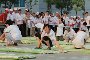 井岗校区叠军被比赛