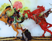 面塑——关公战秦琼